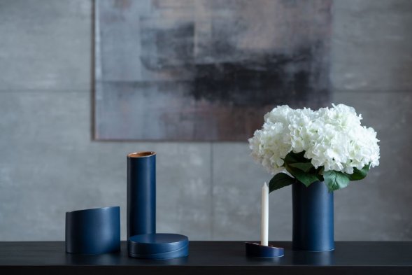 Набор подсвечников Form Fluid, зеленый 