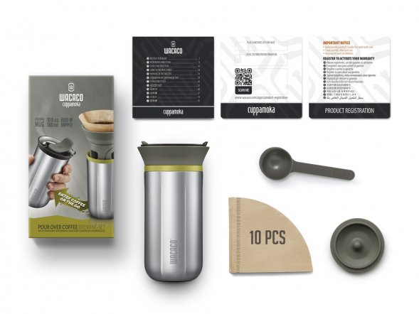 Ручная мини-кофеварка WACACO Cuppamoka WCCCPM 