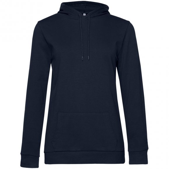 Толстовка с капюшоном женская Hoodie, темно-синяя 
