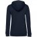 Толстовка с капюшоном женская Hoodie, темно-синяя 