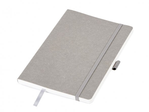 Блокнот из моющегося крафта и каменной бумаги А5 Fleekstone, гибкая обложка, серый 