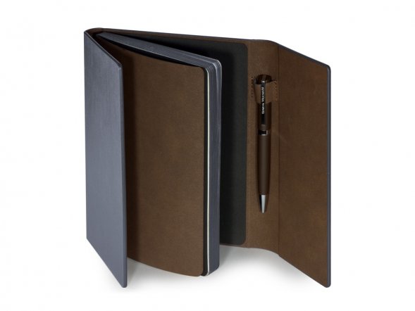 Ежедневник недатированный с магнитным клапаном, А5 WALTZ, черный 