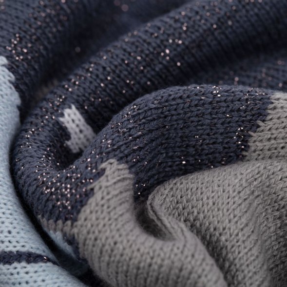 Плед Draconia, серо-голубой 