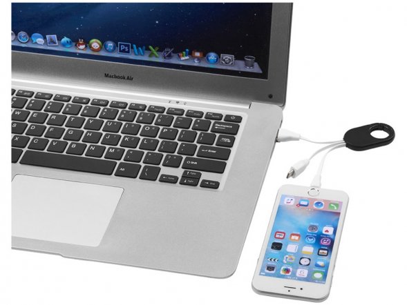 Кабель для зарядки 3-в-1, черный 