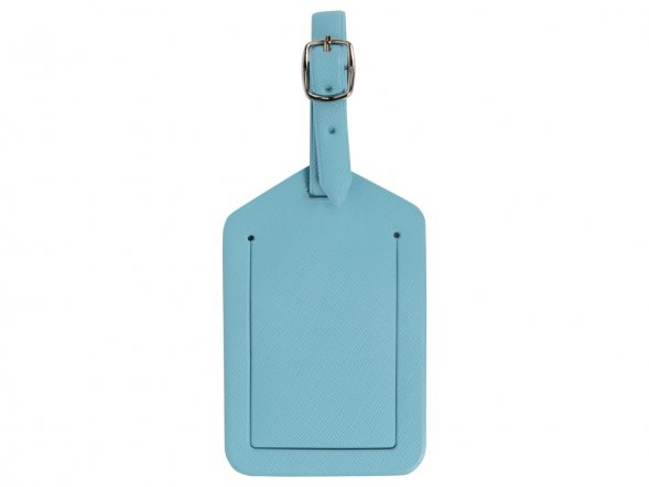 Багажная бирка Weekend из ПВХ, голубой 