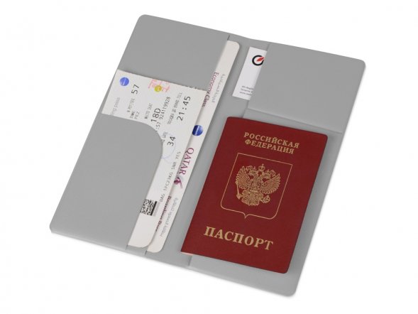 Дорожный органайзер Weekend из ПВХ, серый 