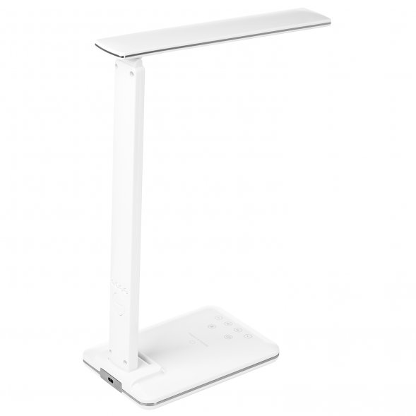 Настольная лампа с беспроводной зарядкой 15W Aura 