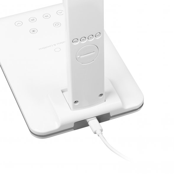 Настольная лампа с беспроводной зарядкой 15W Aura 