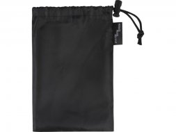 Austin, скакалка с мягкими ручками в чехле из переработанного PET-материала, черный