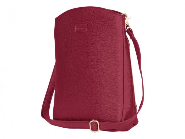 Сумка женская WENGER LeaSophie через плечо, красная, ПВХ/Полиэстер, 28x29x7см 