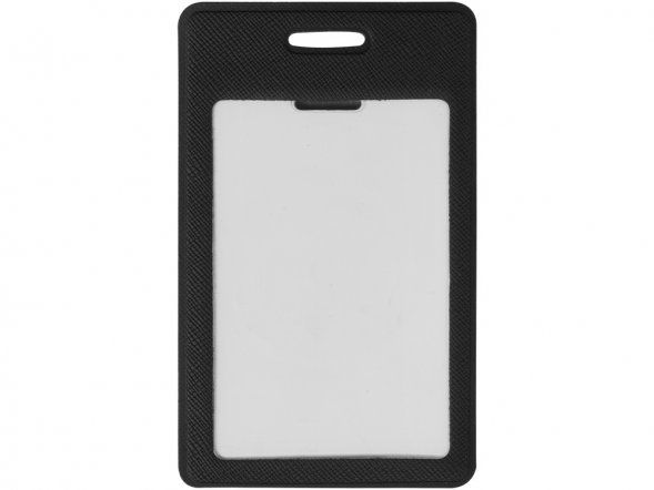 Вертикальный карман из экокожи для карты Favor, черный 