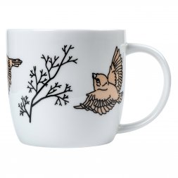 Кружка фарфоровая Dafna Птицы