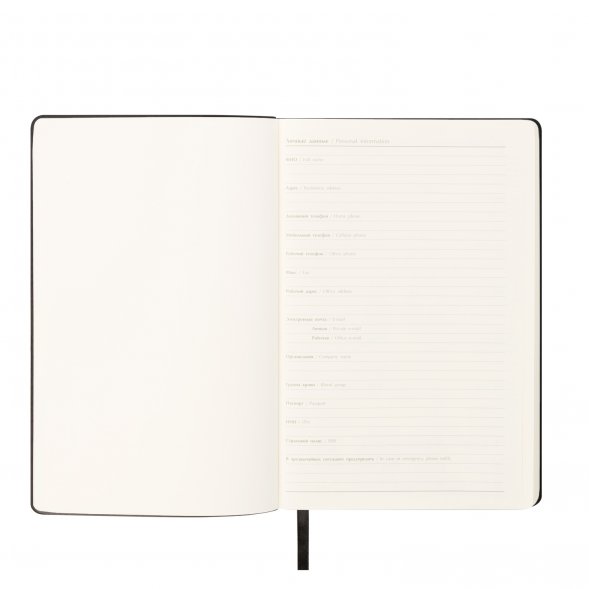 Ежедневник Alpha City недатированный, черный (без упаковки, без стикера) 