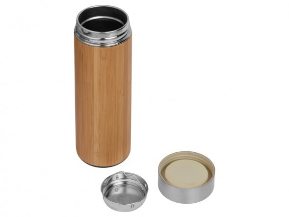 Вакуумный термос Moso из бамбука, 400 мл 