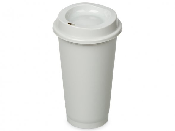 Стакан-тамблер SipGo, 400мл, серый 428С 