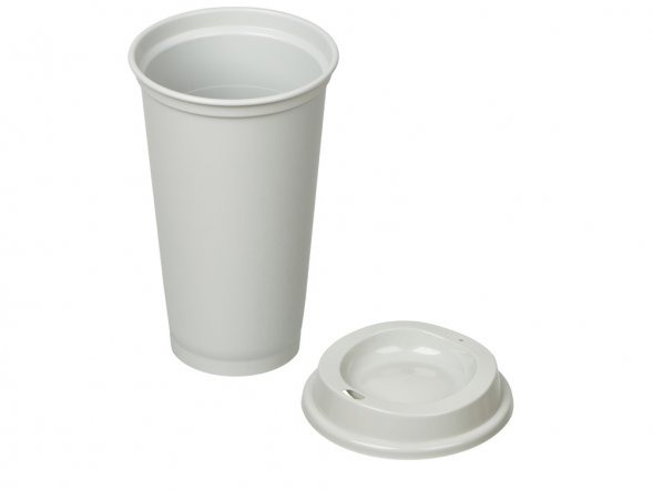 Стакан-тамблер SipGo, 400мл, серый 428С 