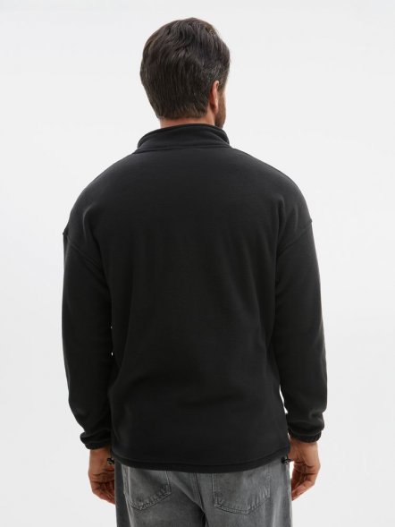 Куртка флисовая унисекс Nebo, черная 