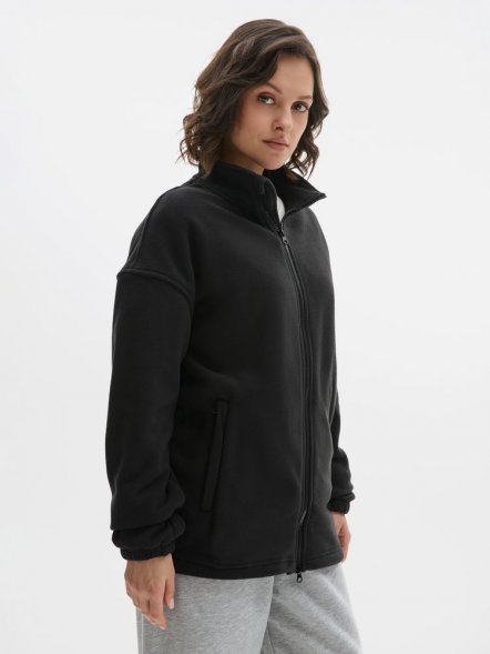 Куртка флисовая унисекс Nebo, черная 