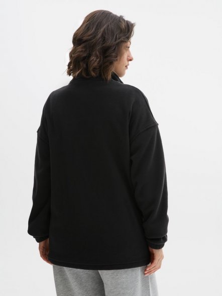 Куртка флисовая унисекс Nebo, черная 