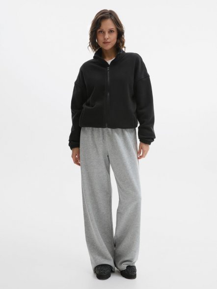 Куртка флисовая унисекс Nebo, черная 