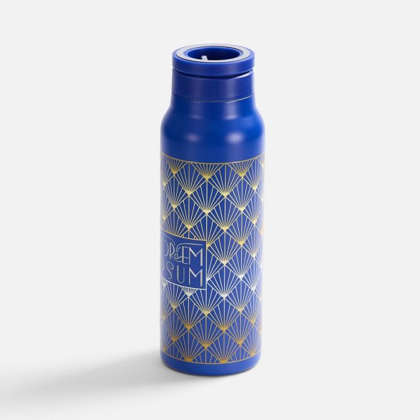 Термобутылка Magnus с магнитным держателем для телефона, синяя 