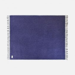 Плед Devika, синий с серым