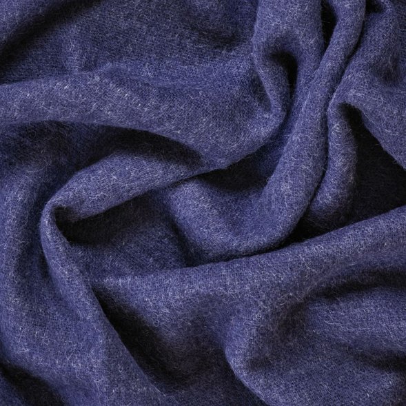 Плед Devika, синий с серым 