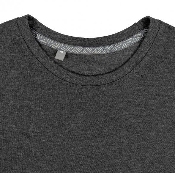 Футболка унисекс Firm Wear, черный меланж 