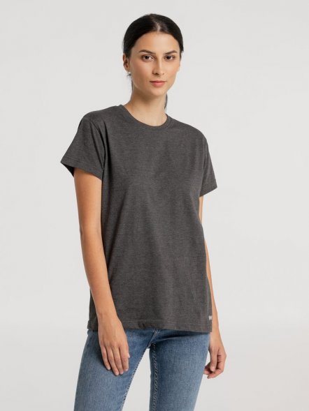 Футболка унисекс Firm Wear, черный меланж 