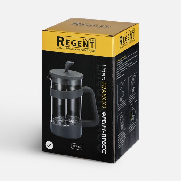 Френч-пресс Linea Franco, серый 