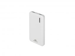 RIVACASE VA2532 (10000 мАч) QC/PD 20W внешний аккумулятор с дисплеем, белый 12/48