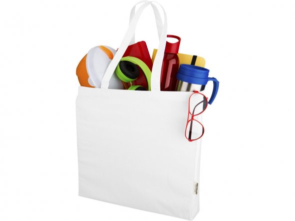 Odessa эко-сумка из переработанных материалов 220 г/м² - Белый 