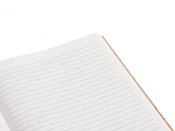 Блокнот из крафта и каменной бумаги А5 Fleekstone, твердая обложка, крафтовый 