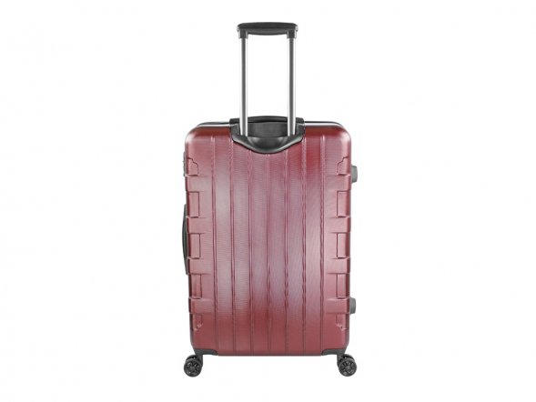 Чемодан BUGATTI Galatea, красный, поликарбонат / АБС-пластик, 53х30,5х77 см, 96 л 