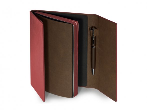 Ежедневник недатированный с магнитным клапаном, А5 WALTZ, бордовый 