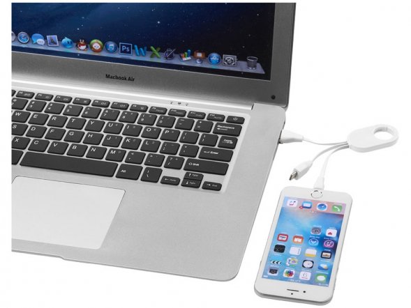 Кабель для зарядки 3-в-1, белый 