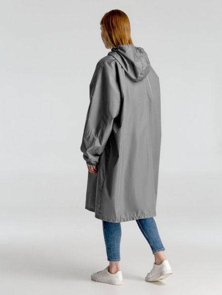 Дождевик-анорак Hard Work, серый, единый размер 