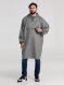 Дождевик-анорак Hard Work, серый, единый размер 