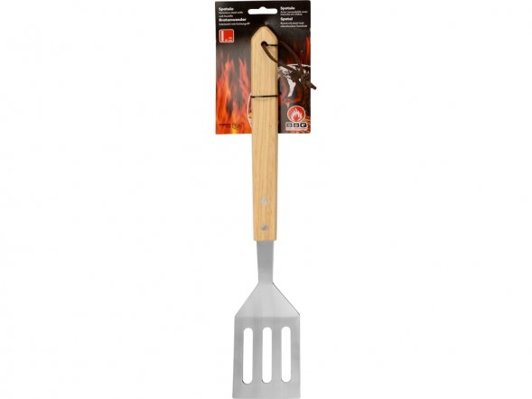Лопатка для барбекю с деревянной ручкой BBQ 