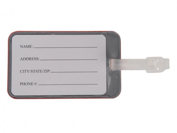 Бирка для багажа Voyage 2.0, красный 