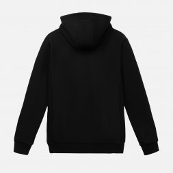 Толстовка на молнии с капюшоном MATEO черная, размер L