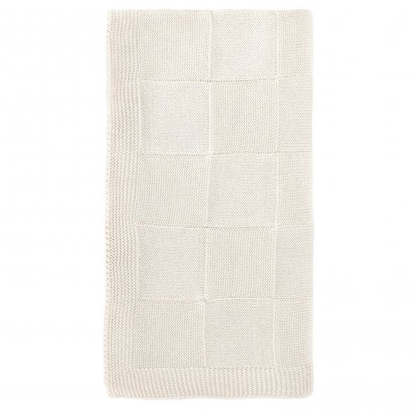 Плед Cella вязаный, бежевый (без подарочной коробки) 