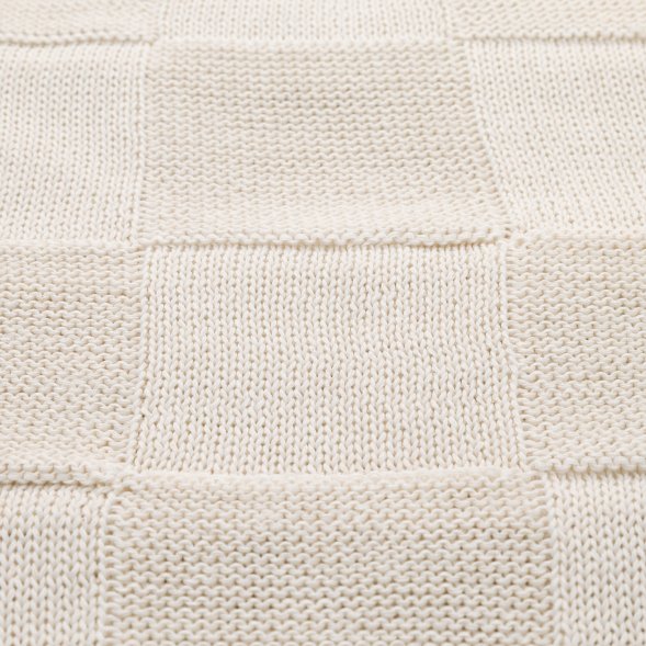 Плед Cella вязаный, бежевый (без подарочной коробки) 