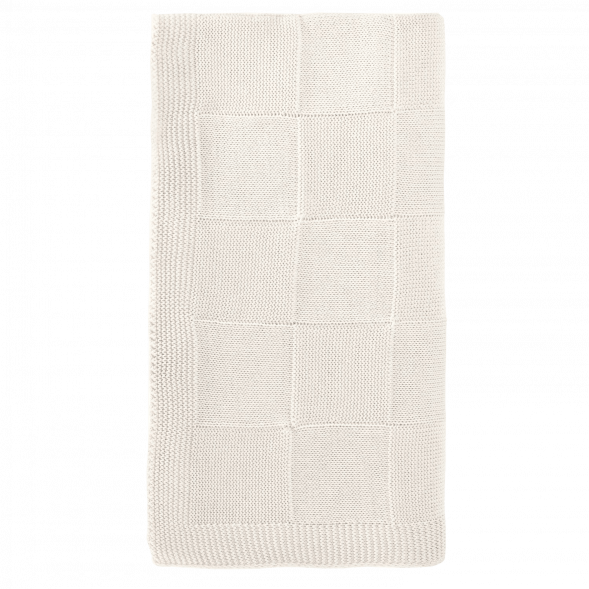 Плед Cella вязаный, бежевый (без подарочной коробки) 