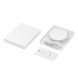 Беспроводное зарядное устройство с подсветкой 15W Auris, белое 