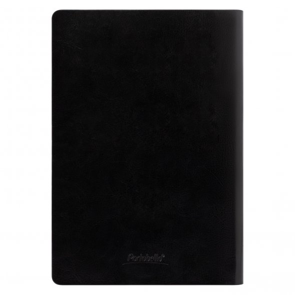 Ежедневник Galaxy недатированный, гибкая обложка, срез голограф. фольга, черный 