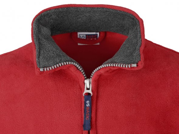 Куртка флисовая Nashville мужская, красный/пепельно-серый 