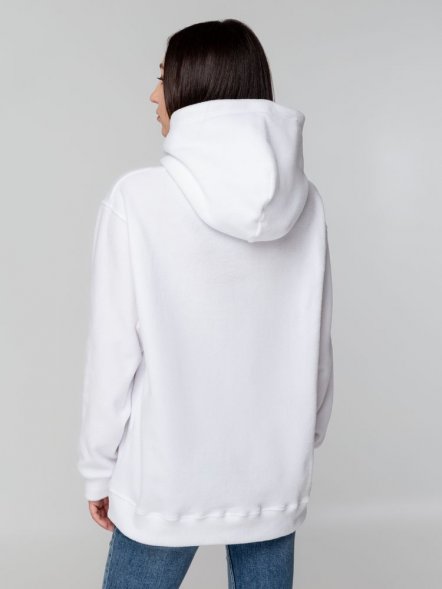 Худи флисовое унисекс Manakin, черное 