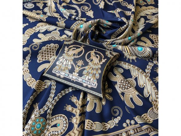 Платок Русское золотное шитьё 