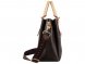 Сумка женская BUGATTI Ella, тёмно-коричневая, полиуретан, 27х12х23,5 см 